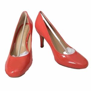 Kelly & Katie Isabel Round Toe Pumps 4” Heels - 9.5M Coral Patent